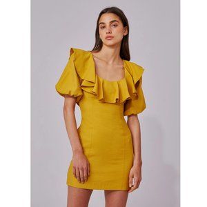 C/MEO Collective New Places Dress in Marigold Size Medium